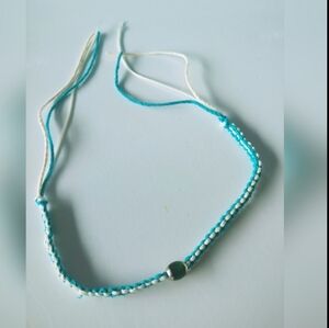 Mood Stone Blue Woven Bracelet | Handmade